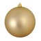 Northlight Seasonal 31755258 Shatterproof Matte Champagne Commercial Christmas Ball Ornament